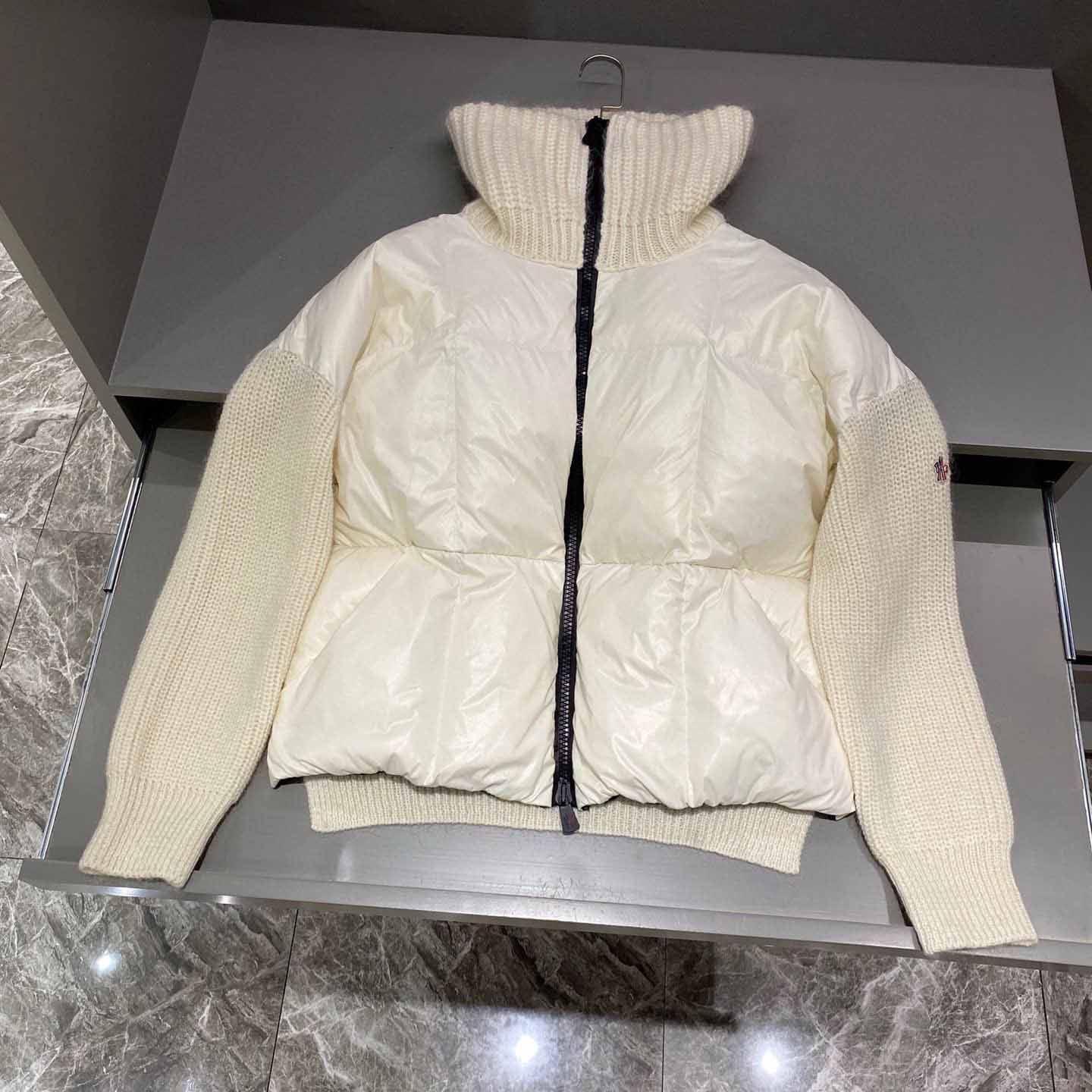 Moncler Padded Wool Cardigan - FashionPlug