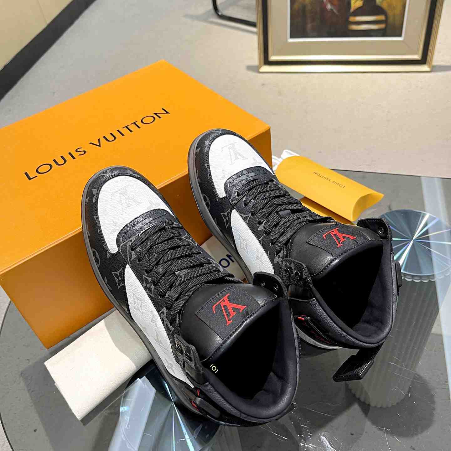 Louis Vuitton Rivoli Sneaker Boot     - FashionPlug