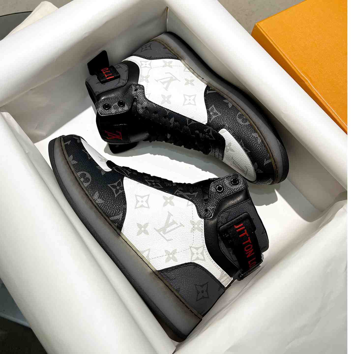 Louis Vuitton Rivoli Sneaker Boot     - FashionPlug