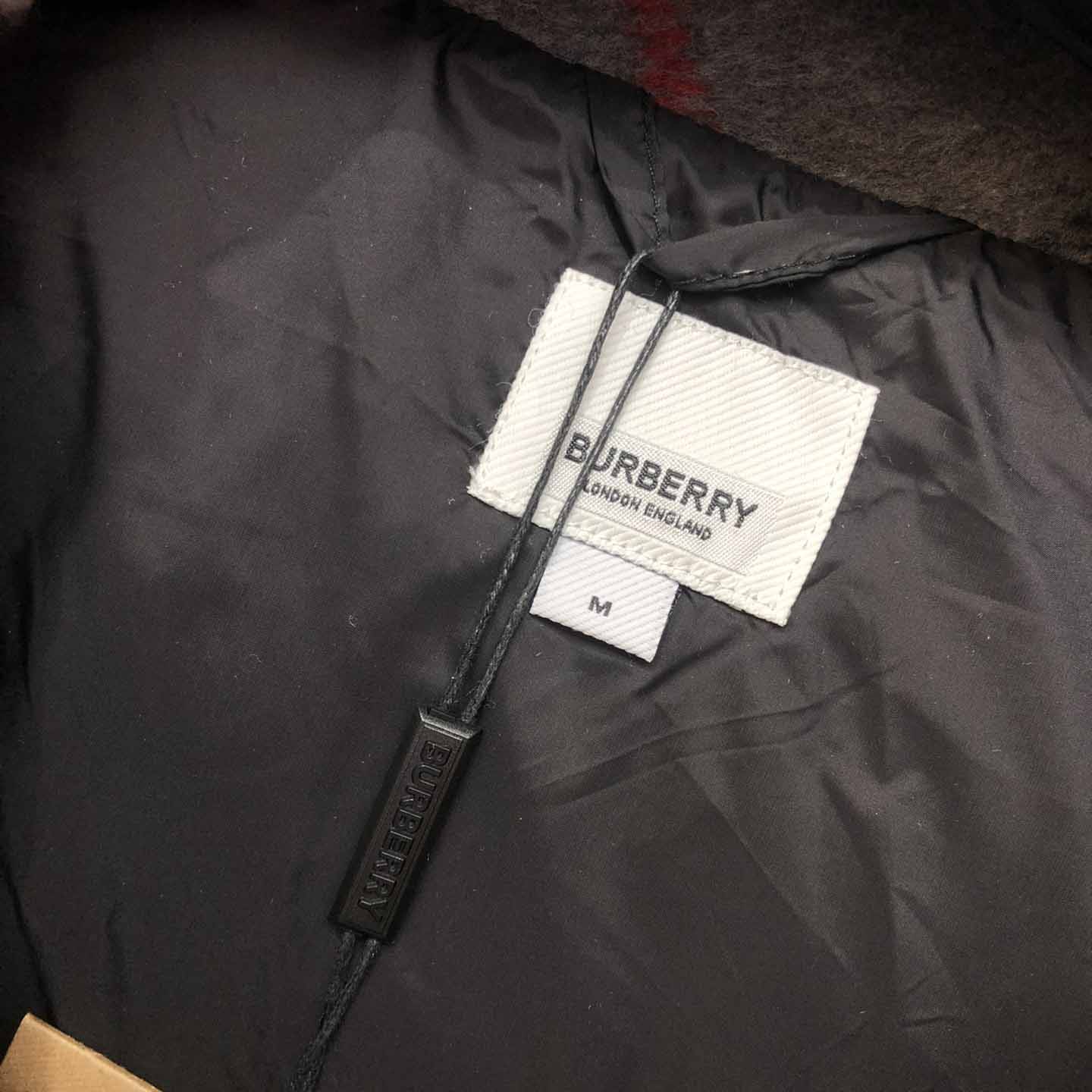 Burberry Logo Appliqué Nylon Puffer Coat - FashionPlug