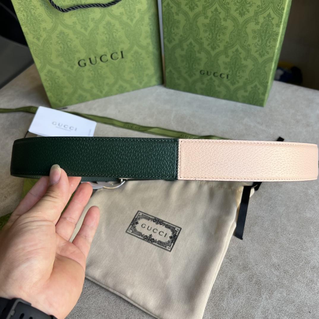 Gucci Belt With Double G - FashionPlug