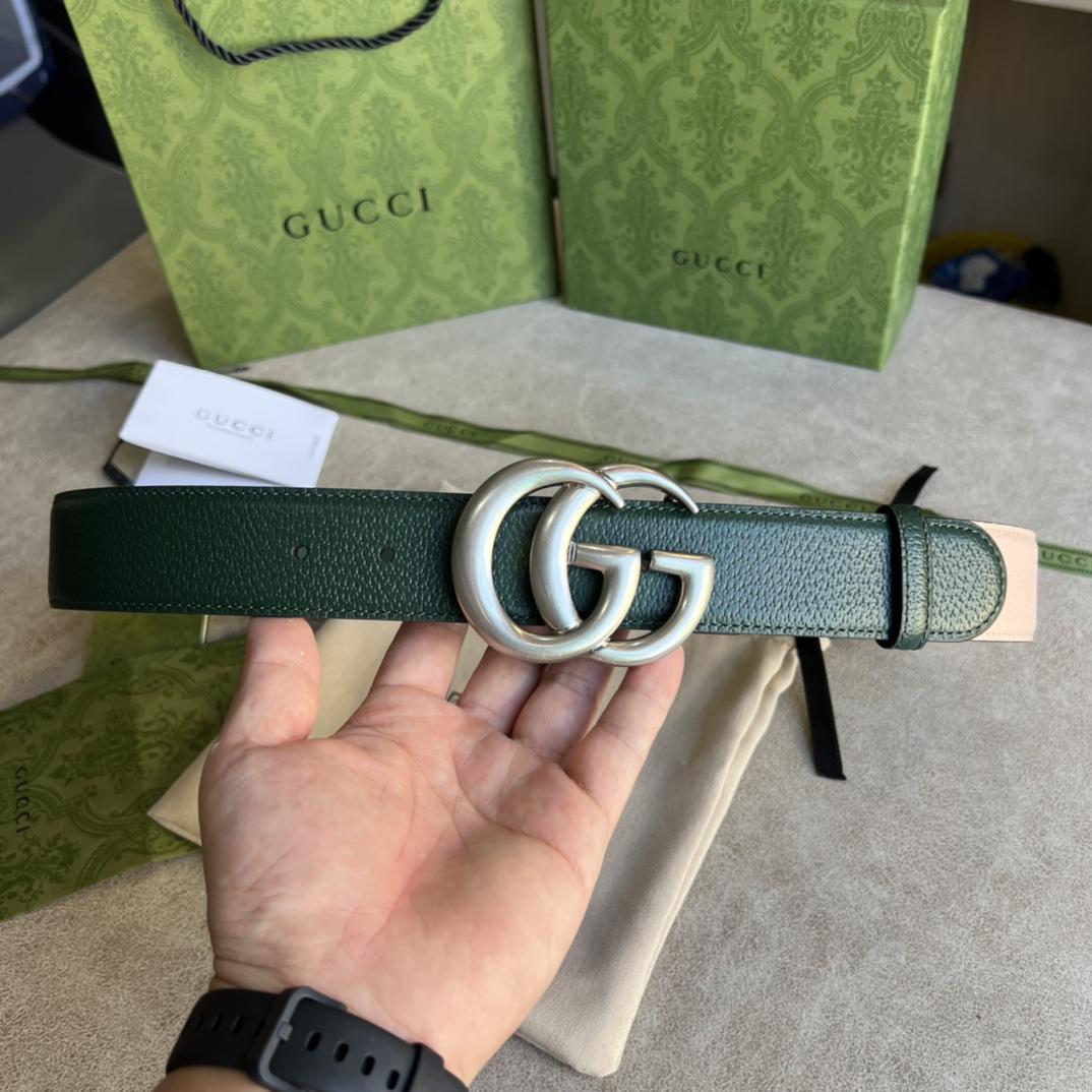 Gucci Belt With Double G - FashionPlug