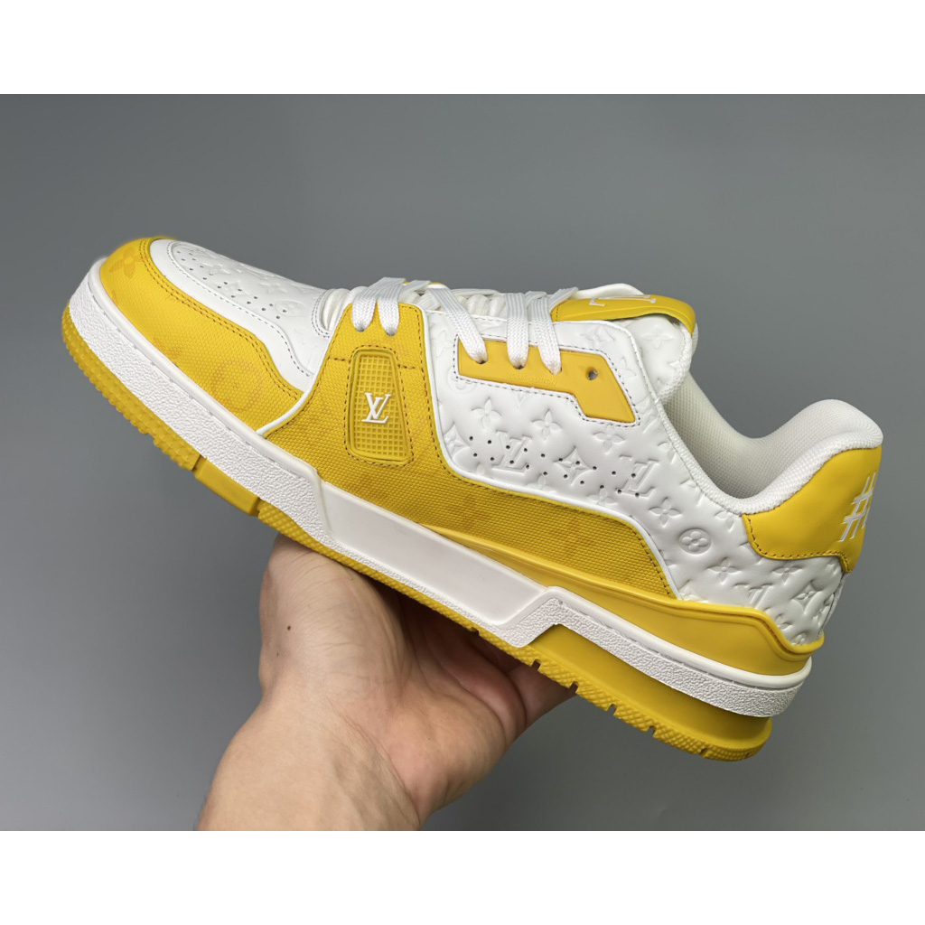 Louis Vuitton Trainer Sneaker (Upon UK Size) - FashionPlug