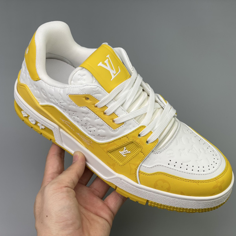 Louis Vuitton Trainer Sneaker (Upon UK Size) - FashionPlug