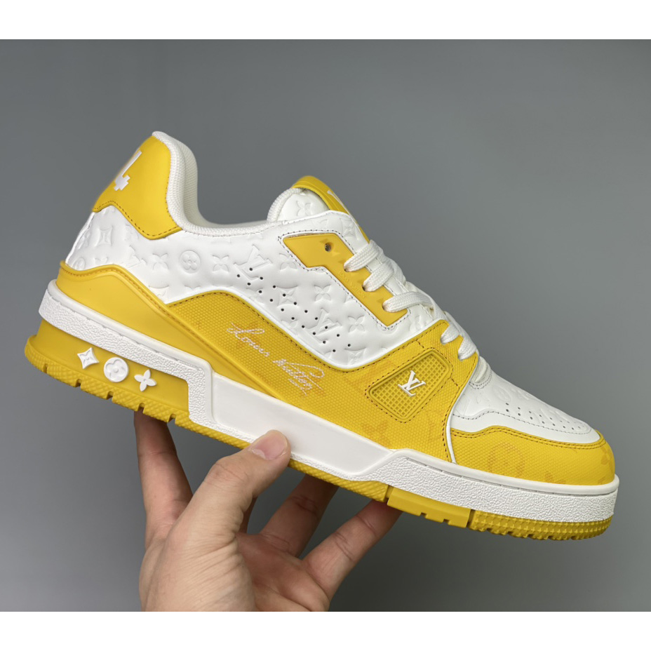 Louis Vuitton Trainer Sneaker (Upon UK Size) - FashionPlug