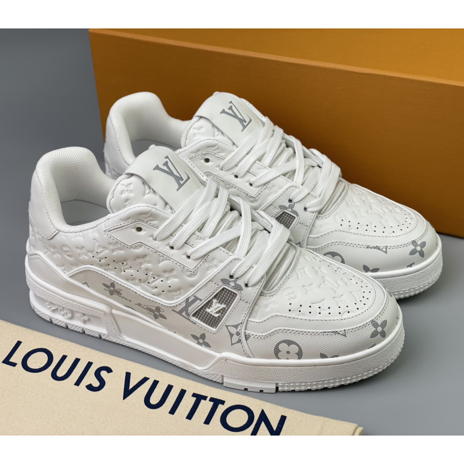 Louis Vuitton Trainer Sneaker (Upon UK Size) - FashionPlug