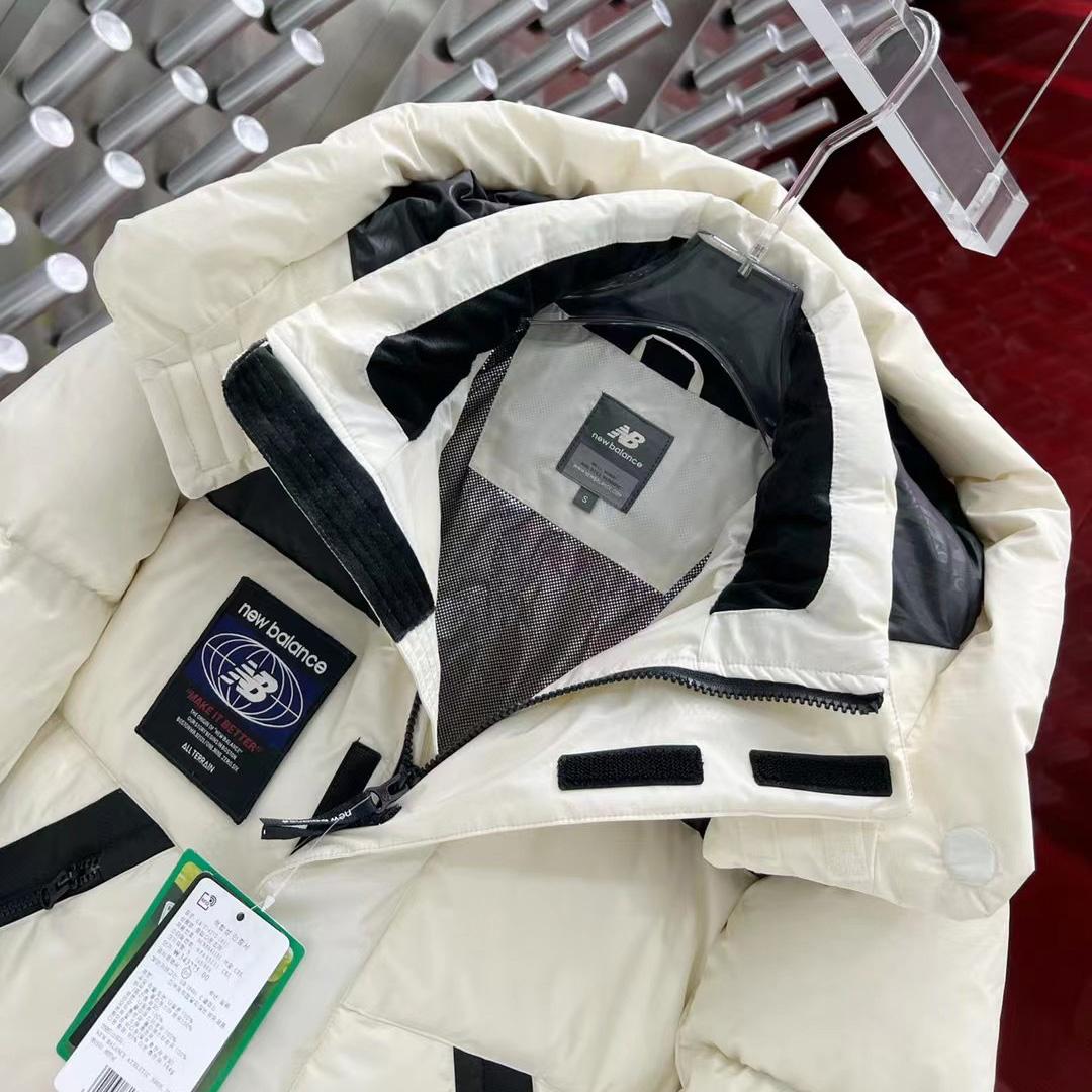 New Balance Hooded Puffer Short Down Jacket - FashionPlug