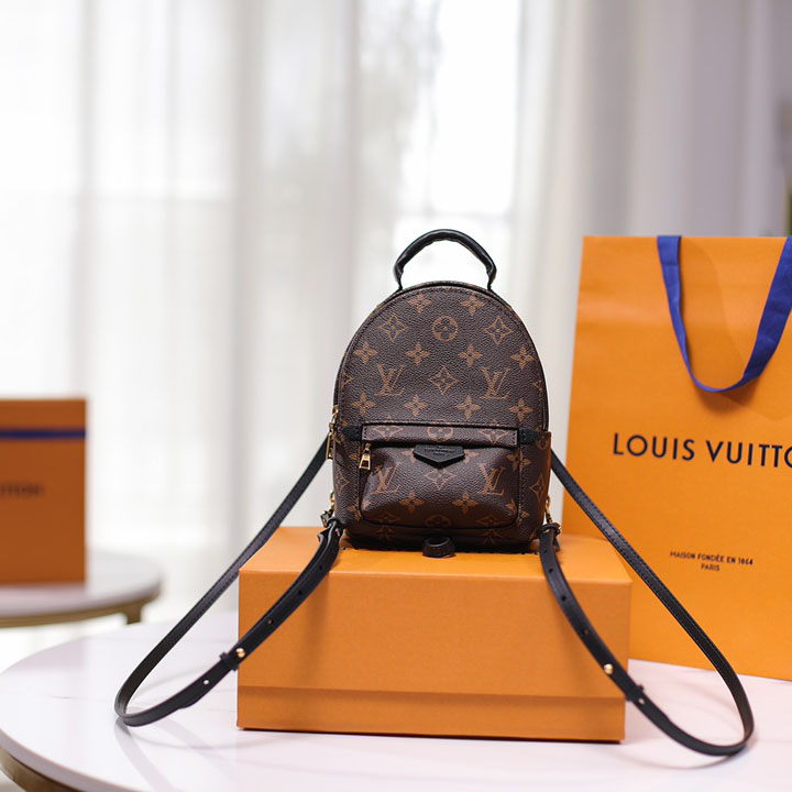 Louis VuittonPalm Springs Mini Backpack(17-22-10cm)   M44873 - FashionPlug