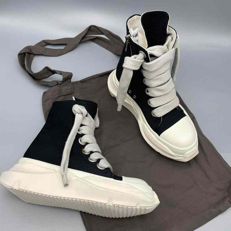 Rick Owens High Top Sneakers - FashionPlug