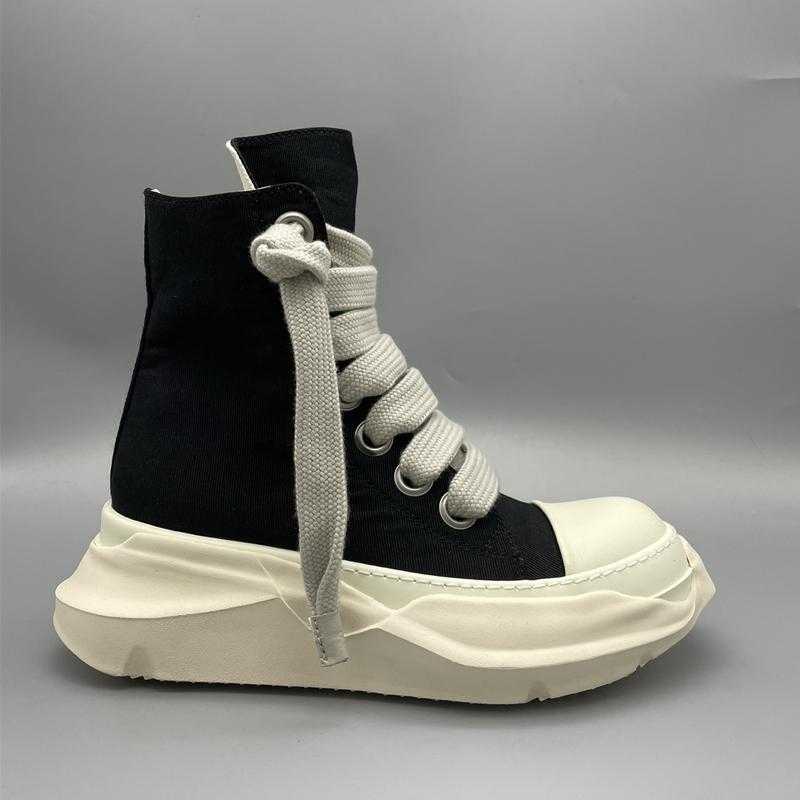 Rick Owens High Top Sneakers - FashionPlug