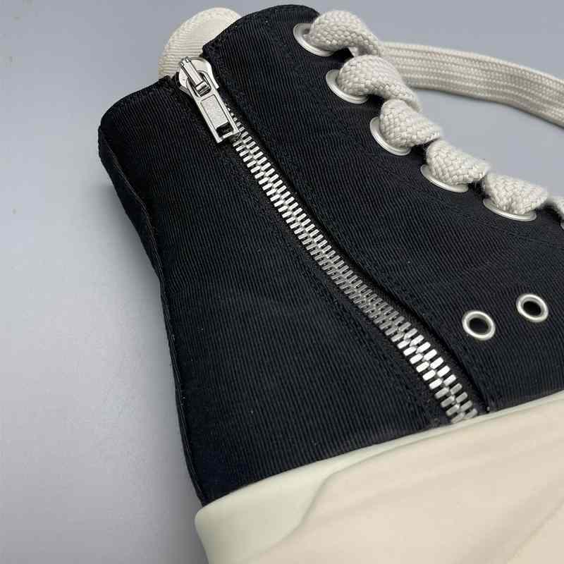 Rick Owens High Top Sneakers - FashionPlug
