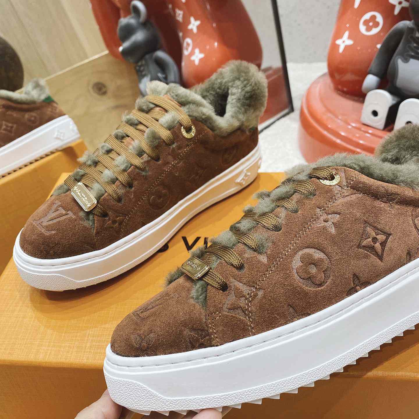 Louis Vuitton Time Out Sneakers - FashionPlug