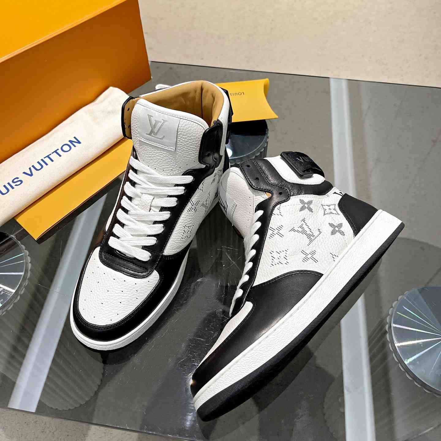 Louis Vuitton Rivoli Sneaker Boot     - FashionPlug