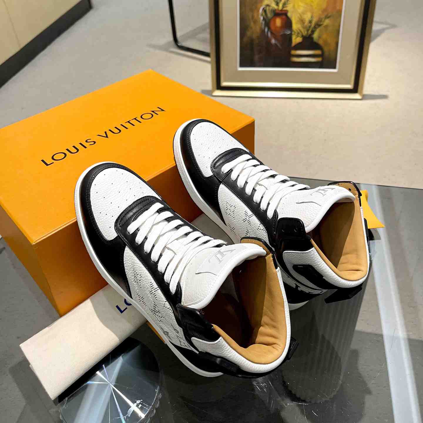 Louis Vuitton Rivoli Sneaker Boot     - FashionPlug