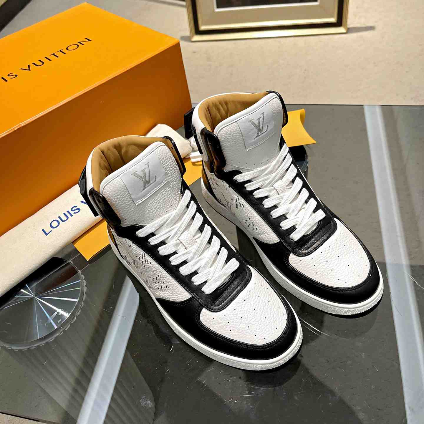 Louis Vuitton Rivoli Sneaker Boot     - FashionPlug