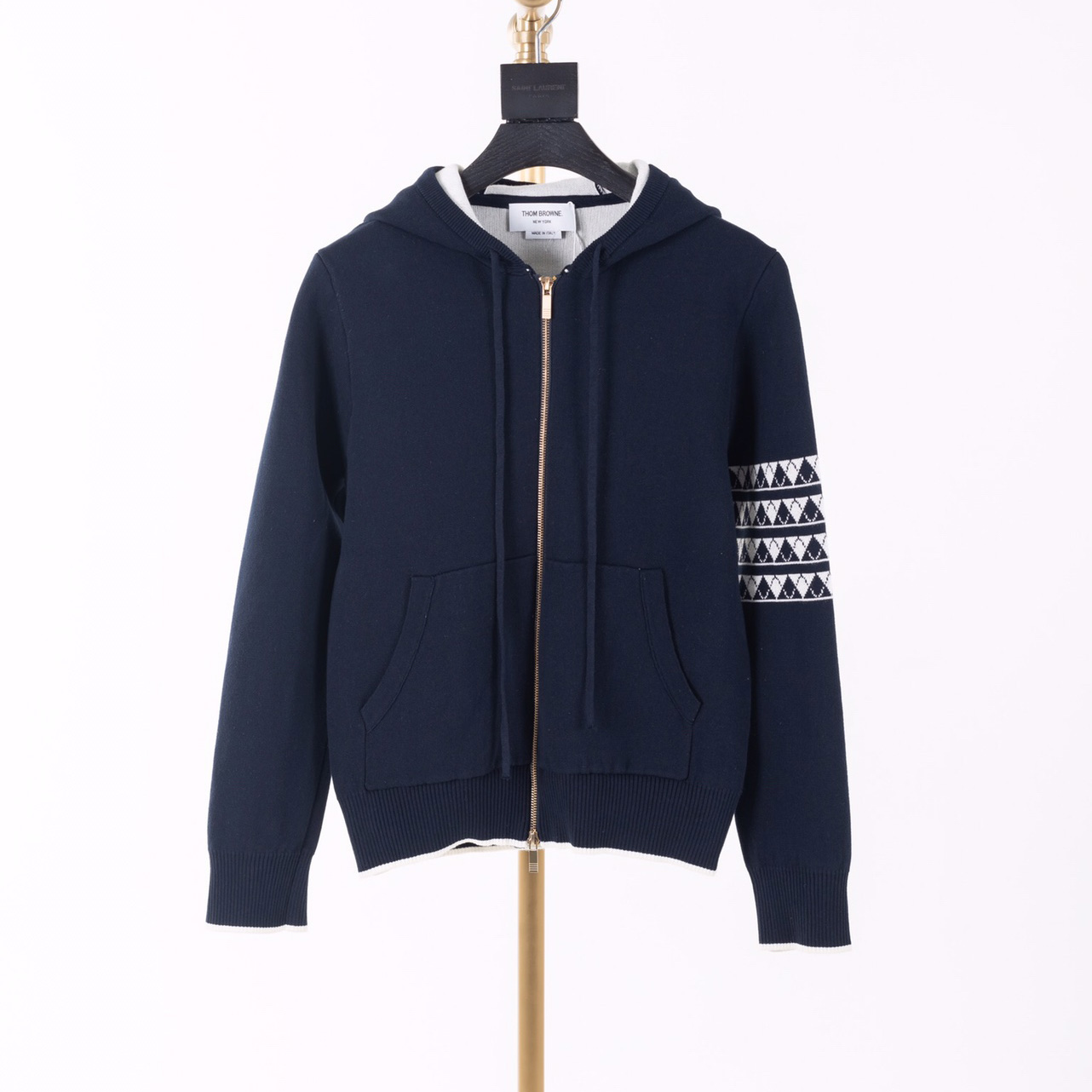 Thom Browne Hector Zip Hoodie - FashionPlug