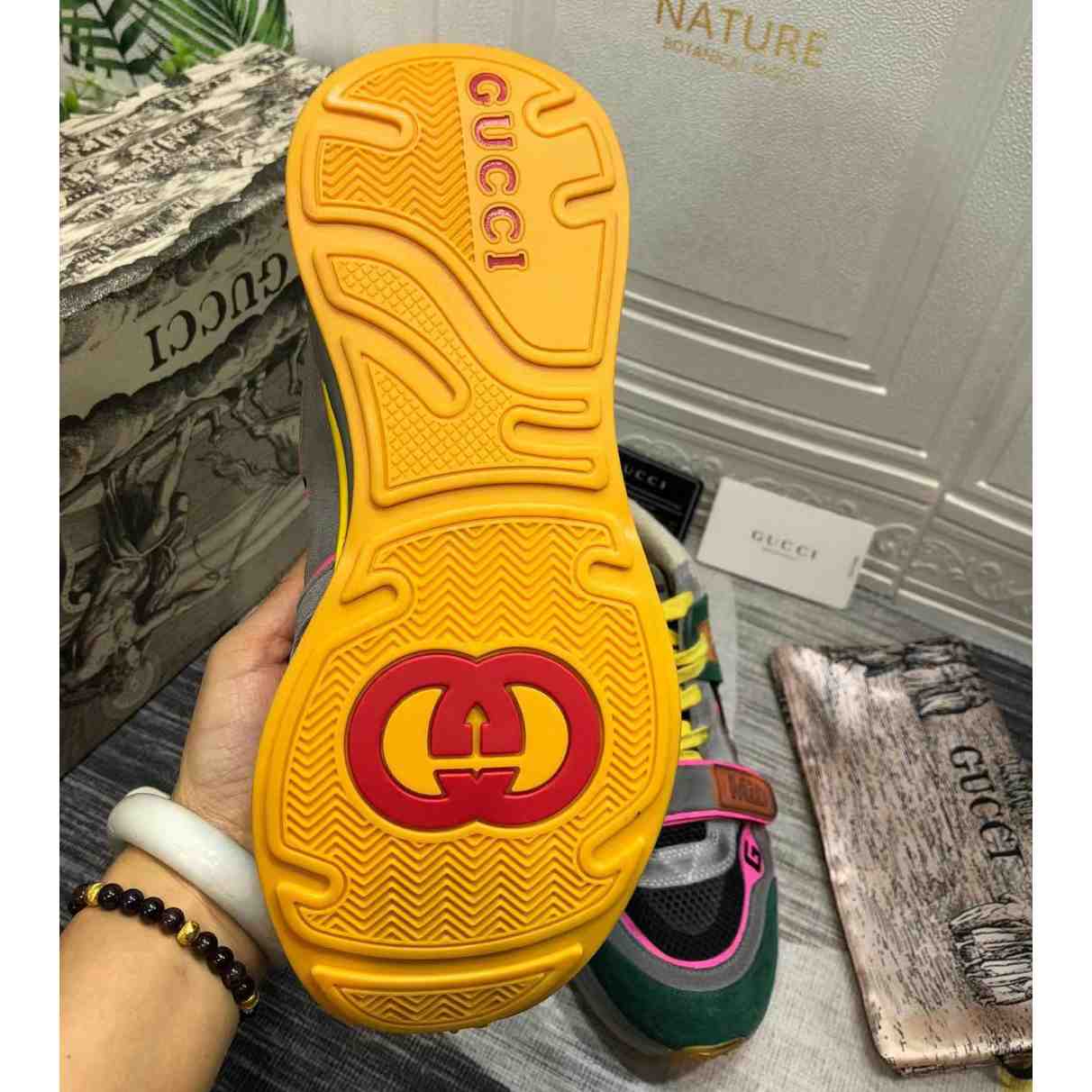 Gucci Athletic Sneakers(Upon UK Size) - FashionPlug