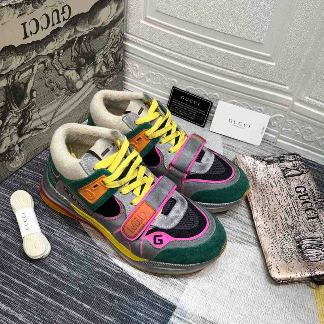 Gucci Athletic Sneakers(Upon UK Size) - FashionPlug
