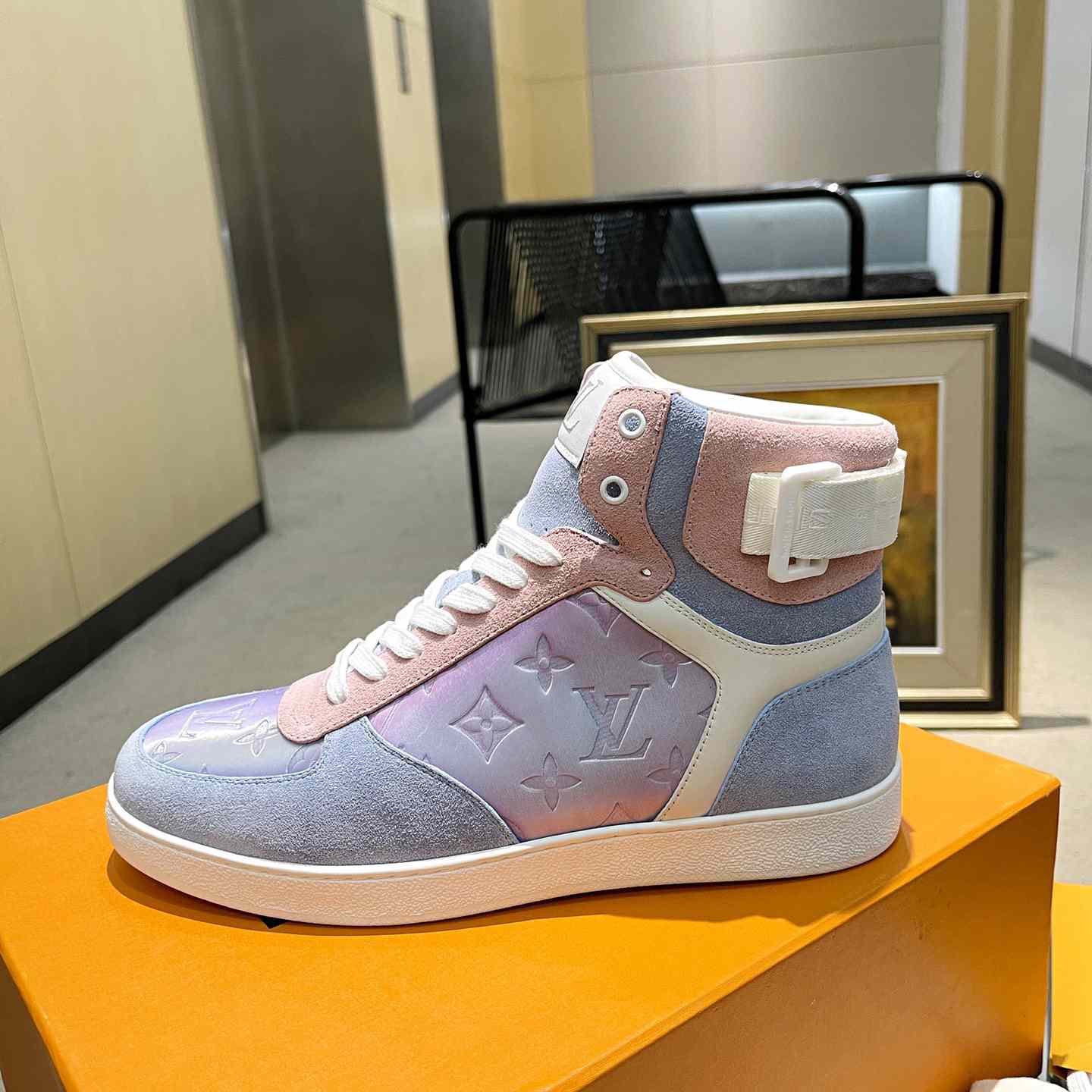 Louis Vuitton Rivoli Sneaker Boot     - FashionPlug
