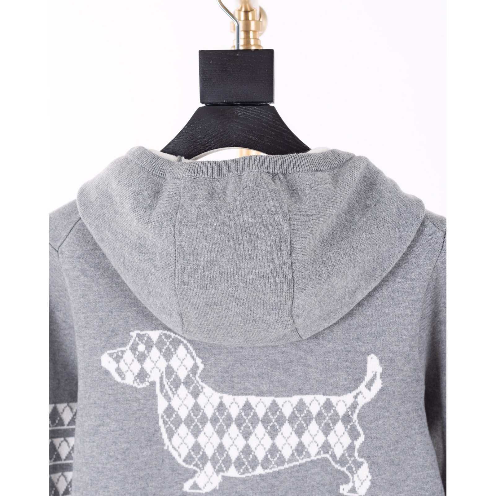 Thom Browne Hector Zip Hoodie - FashionPlug