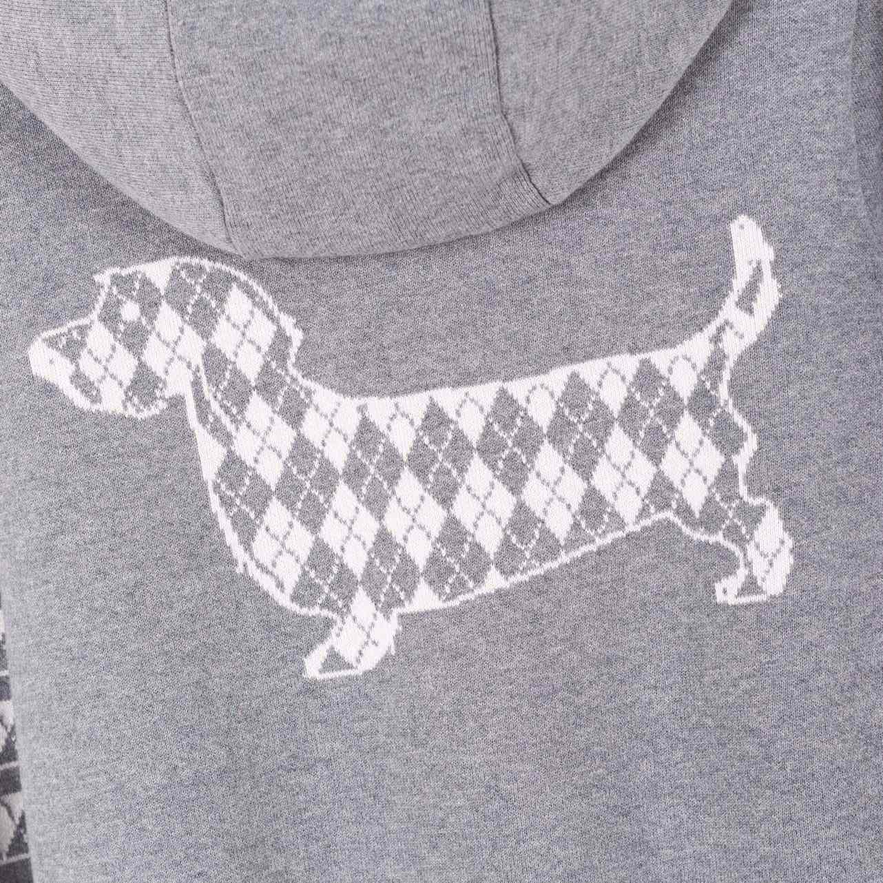 Thom Browne Hector Zip Hoodie - FashionPlug
