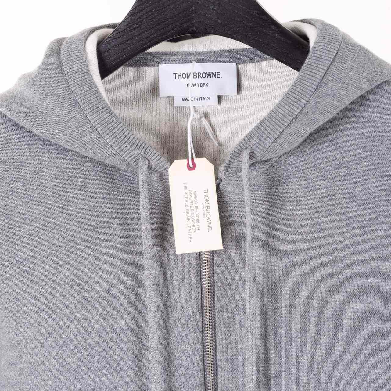 Thom Browne Hector Zip Hoodie - FashionPlug