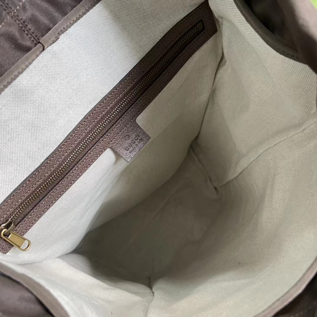 Gucci GG Skateboard Backpack With Web - FashionPlug