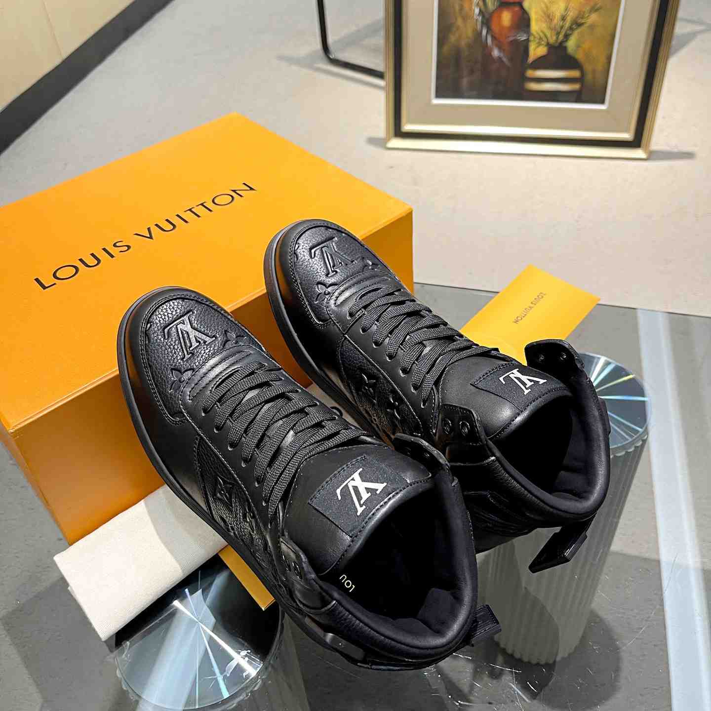 Louis Vuitton Rivoli Sneaker Boot     - FashionPlug