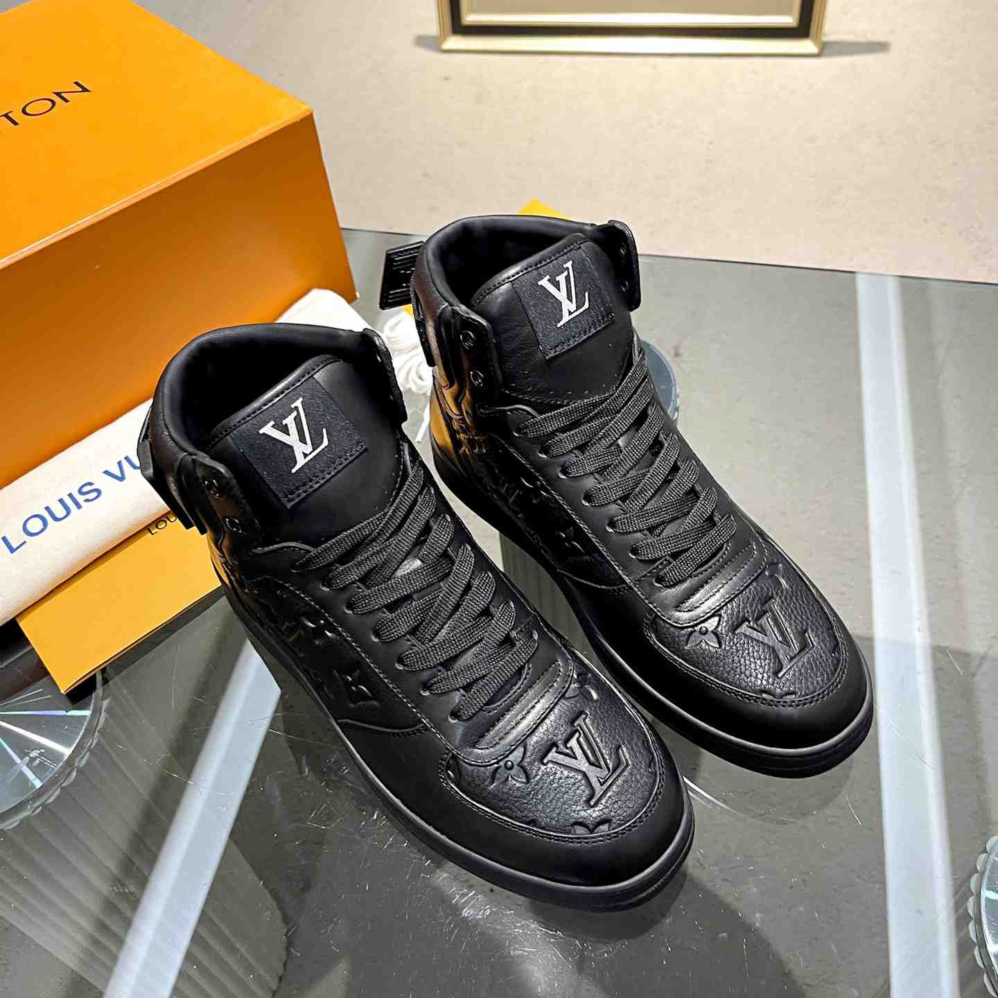 Louis Vuitton Rivoli Sneaker Boot     - FashionPlug