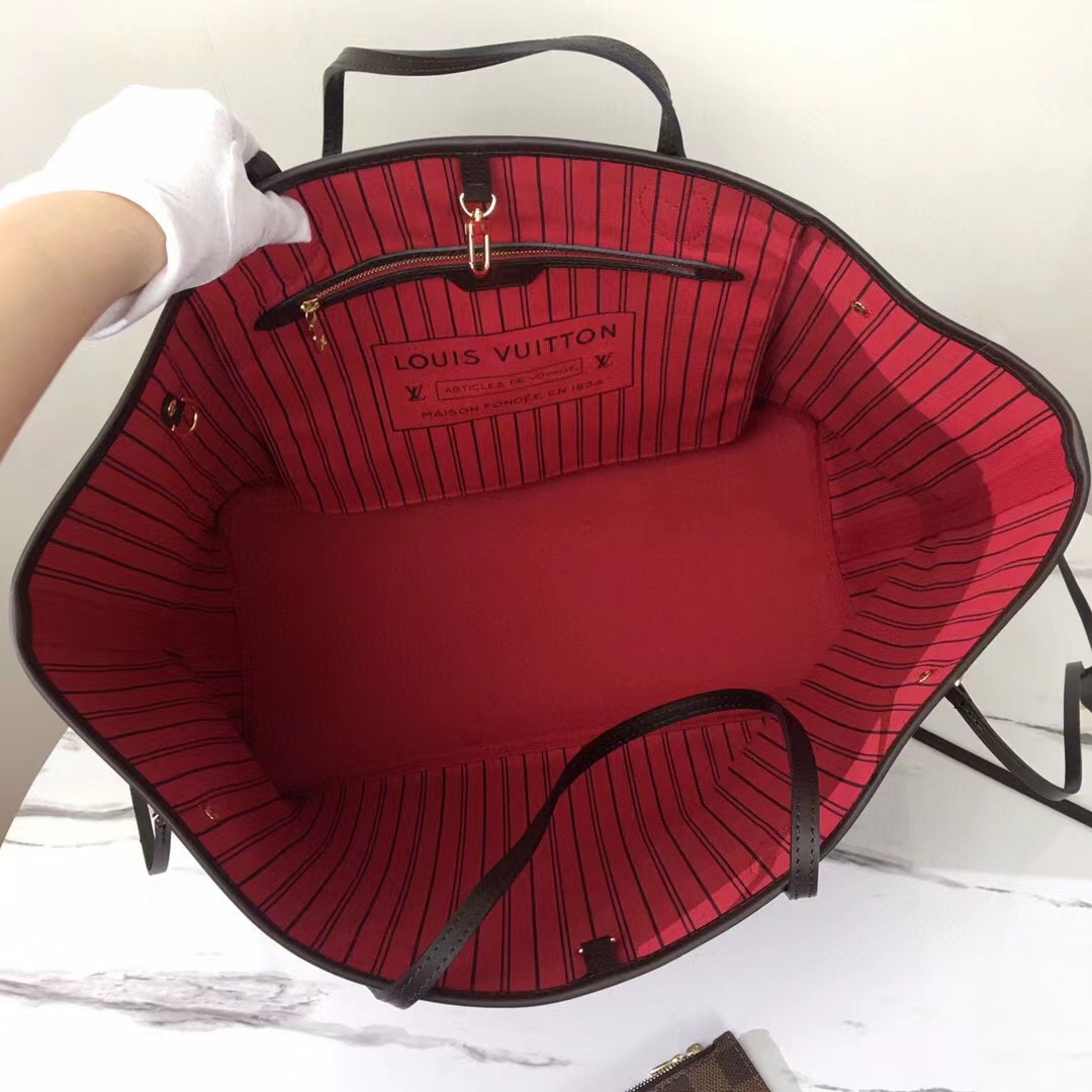 Louis Vuitton Neverfull GM Tote (39-32-19cm)     N41357 - FashionPlug
