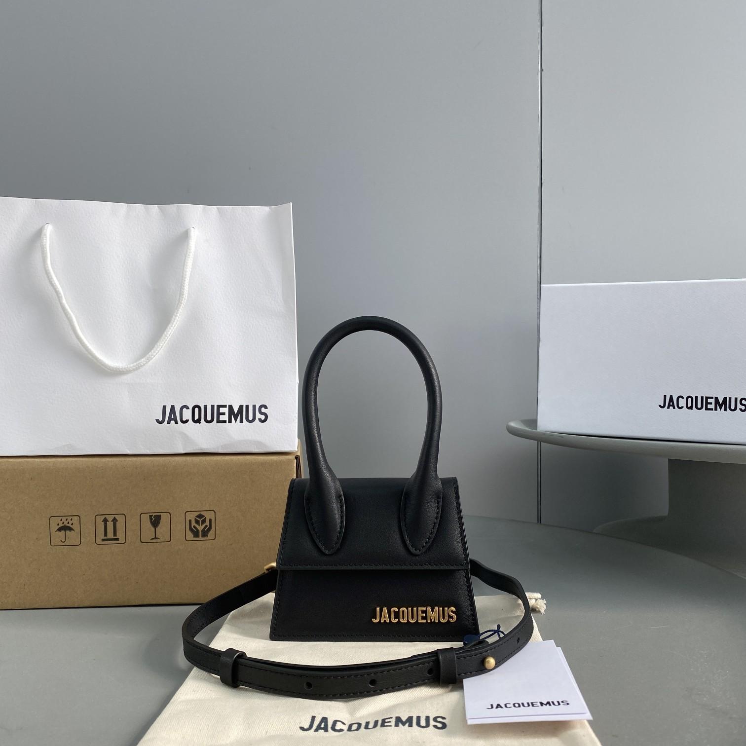 Jacquemus Le Chiquito Signature Leather Mini Handbag.(12-8-5cm) - FashionPlug