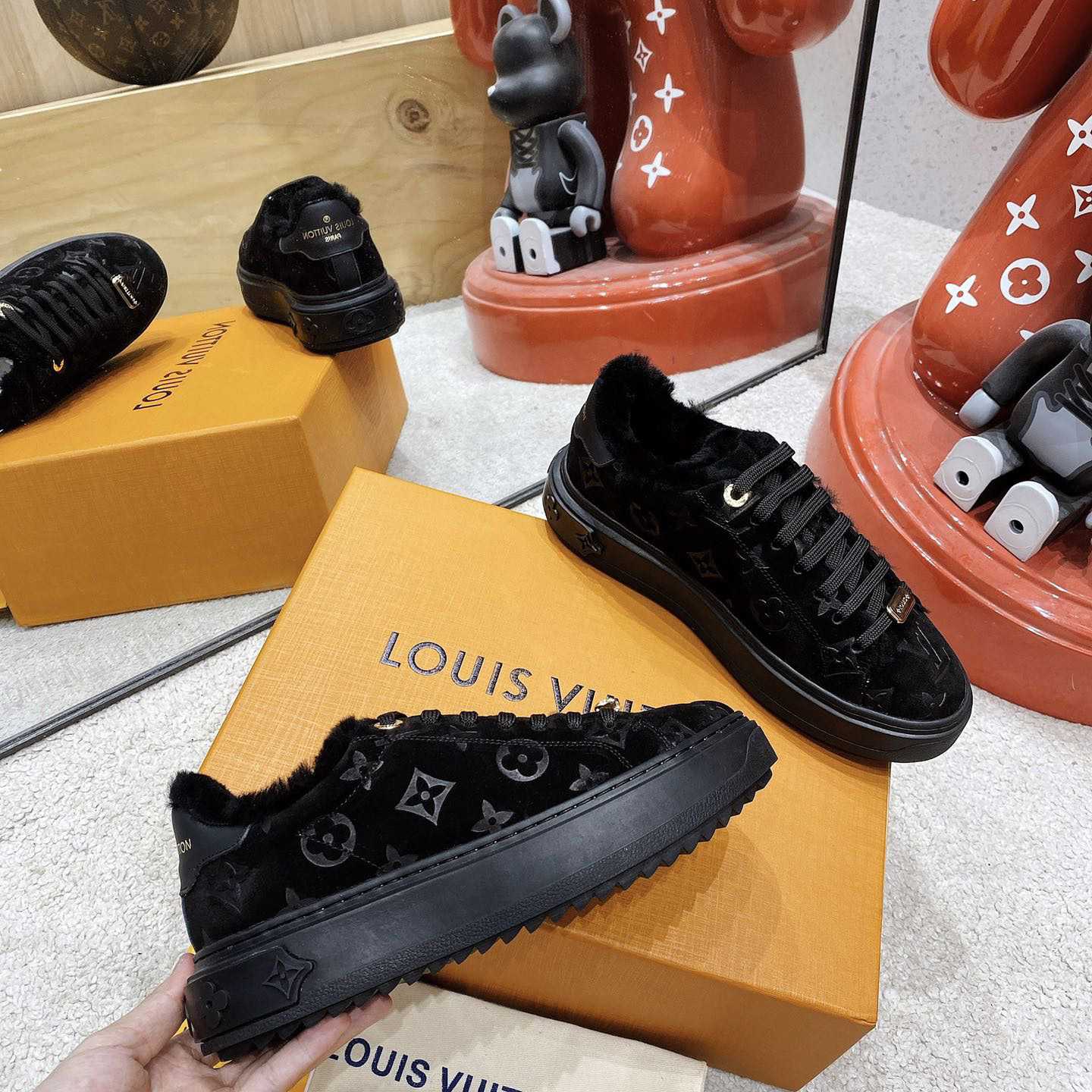 Louis Vuitton Time Out Sneakers - FashionPlug