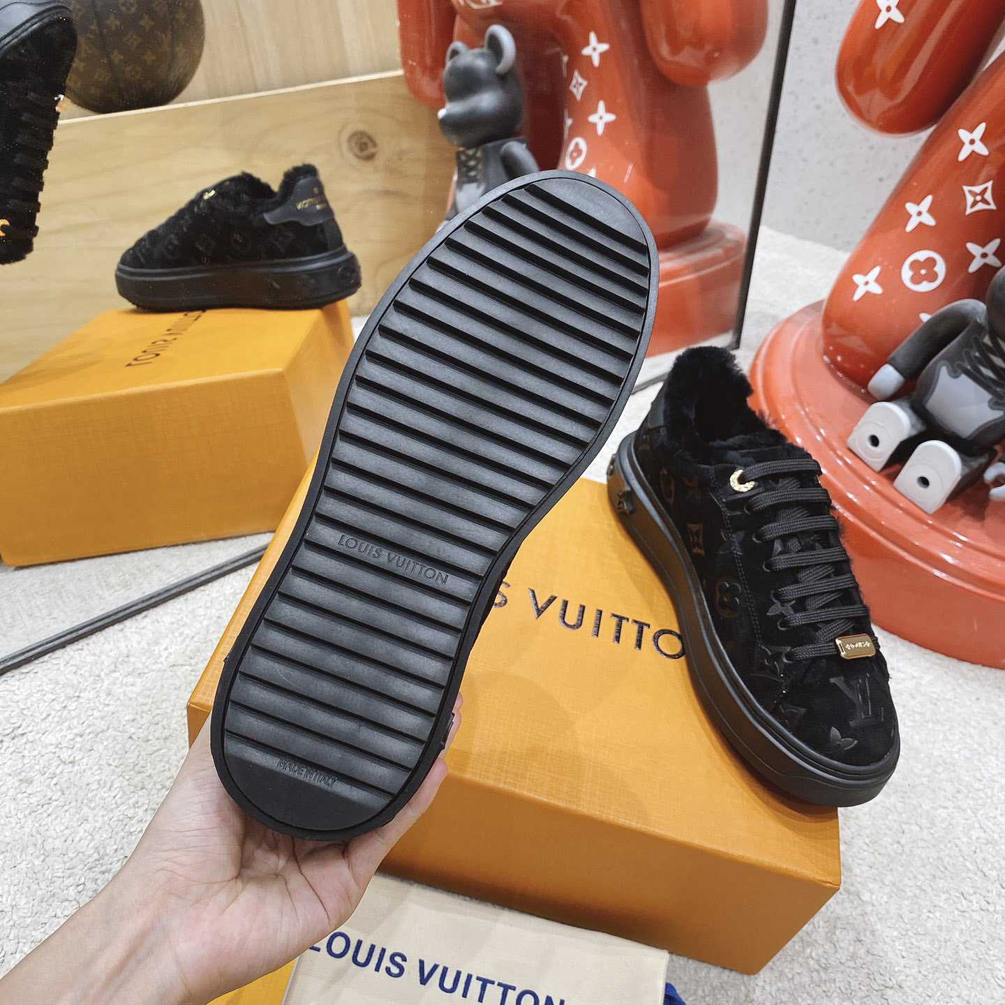 Louis Vuitton Time Out Sneakers - FashionPlug
