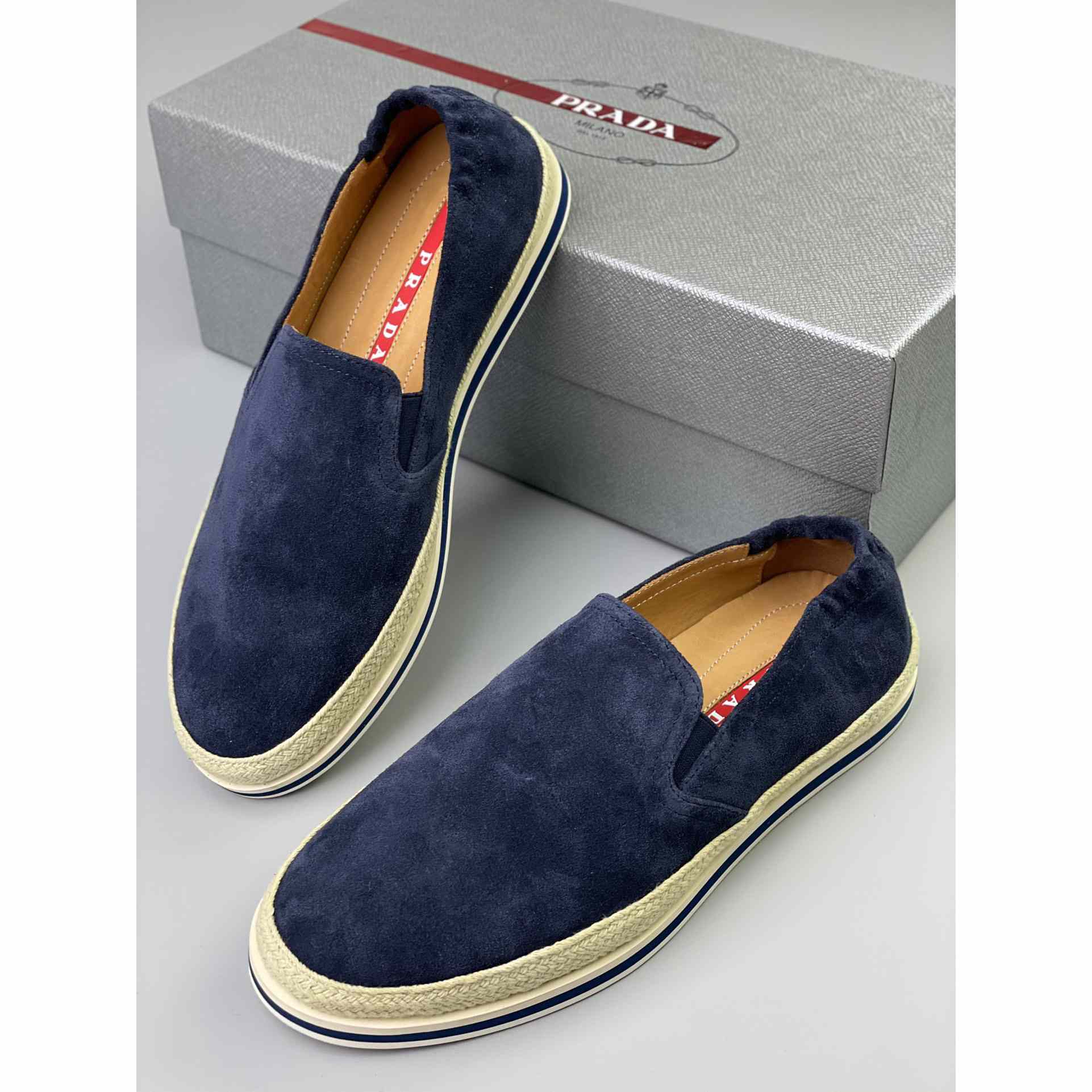 Prada Male Loafers - FashionPlug