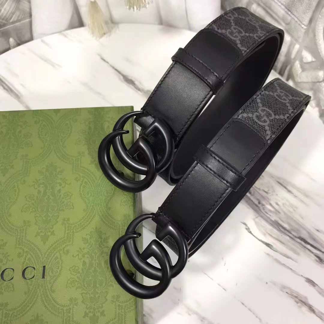 Gucci Belt With GG Buckle - FashionPlug