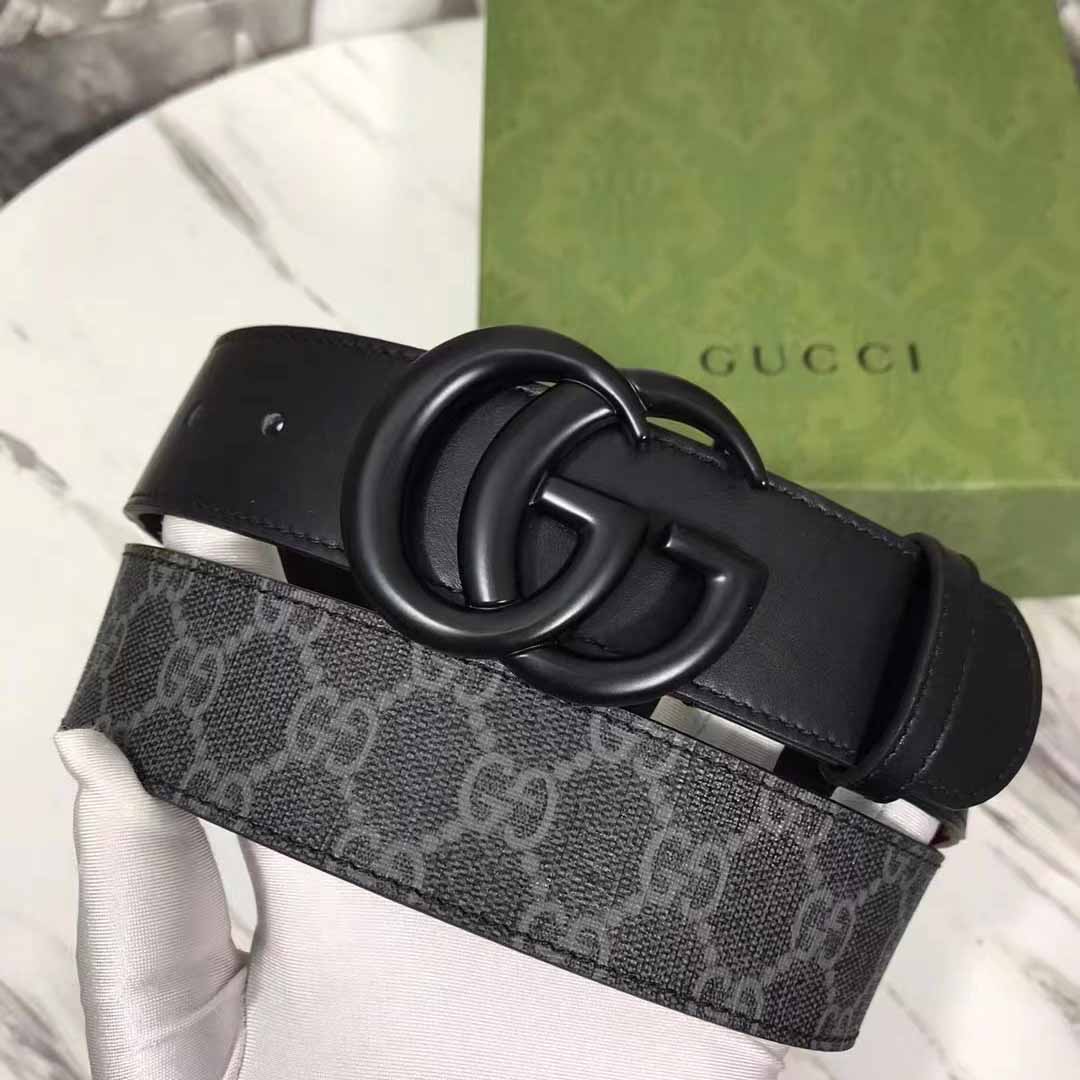 Gucci Belt With GG Buckle - FashionPlug