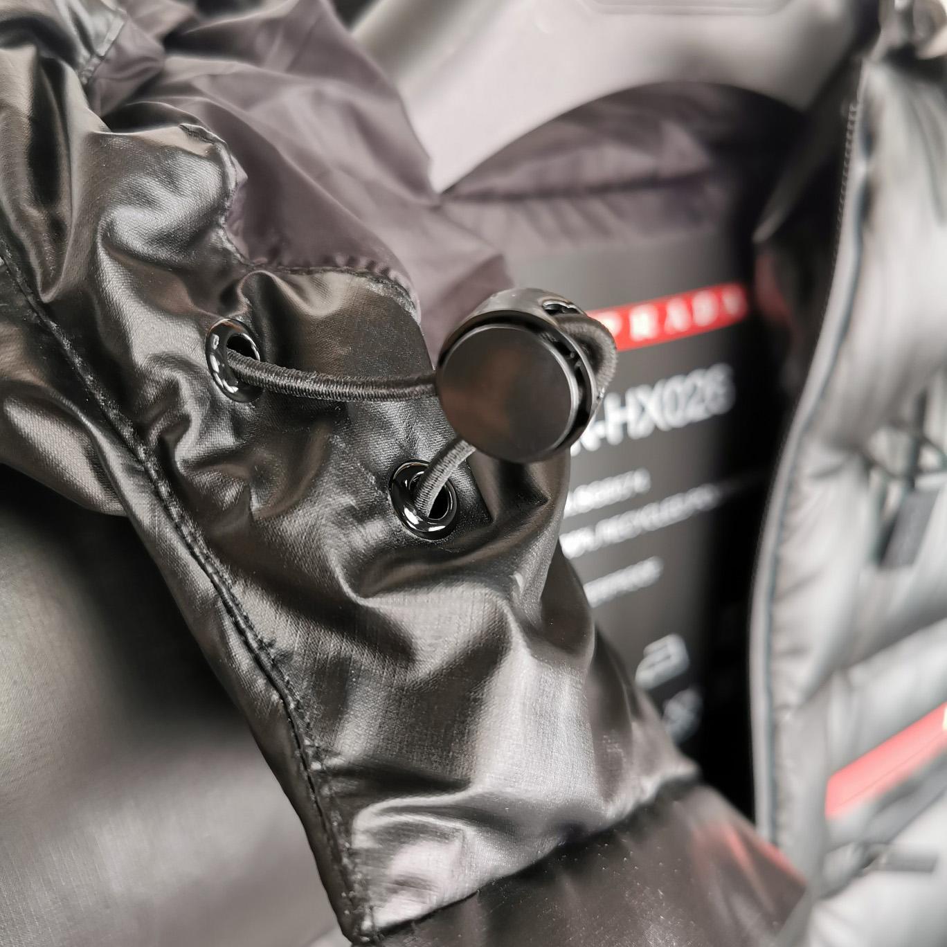 Prada Light Nylon Hooded Puffer Jacket - FashionPlug