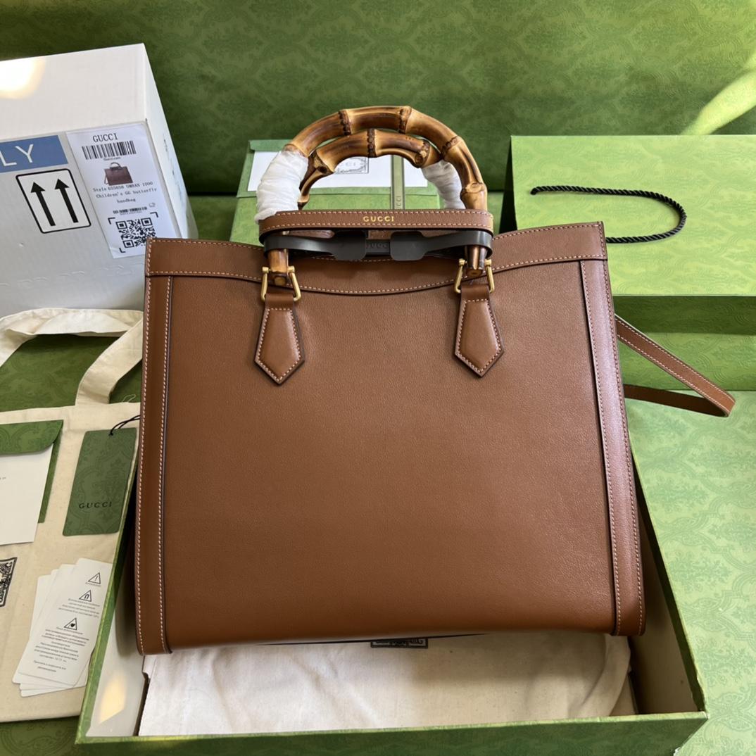 Gucci Diana Medium Top Handle Bag(35-30-14cm) - FashionPlug