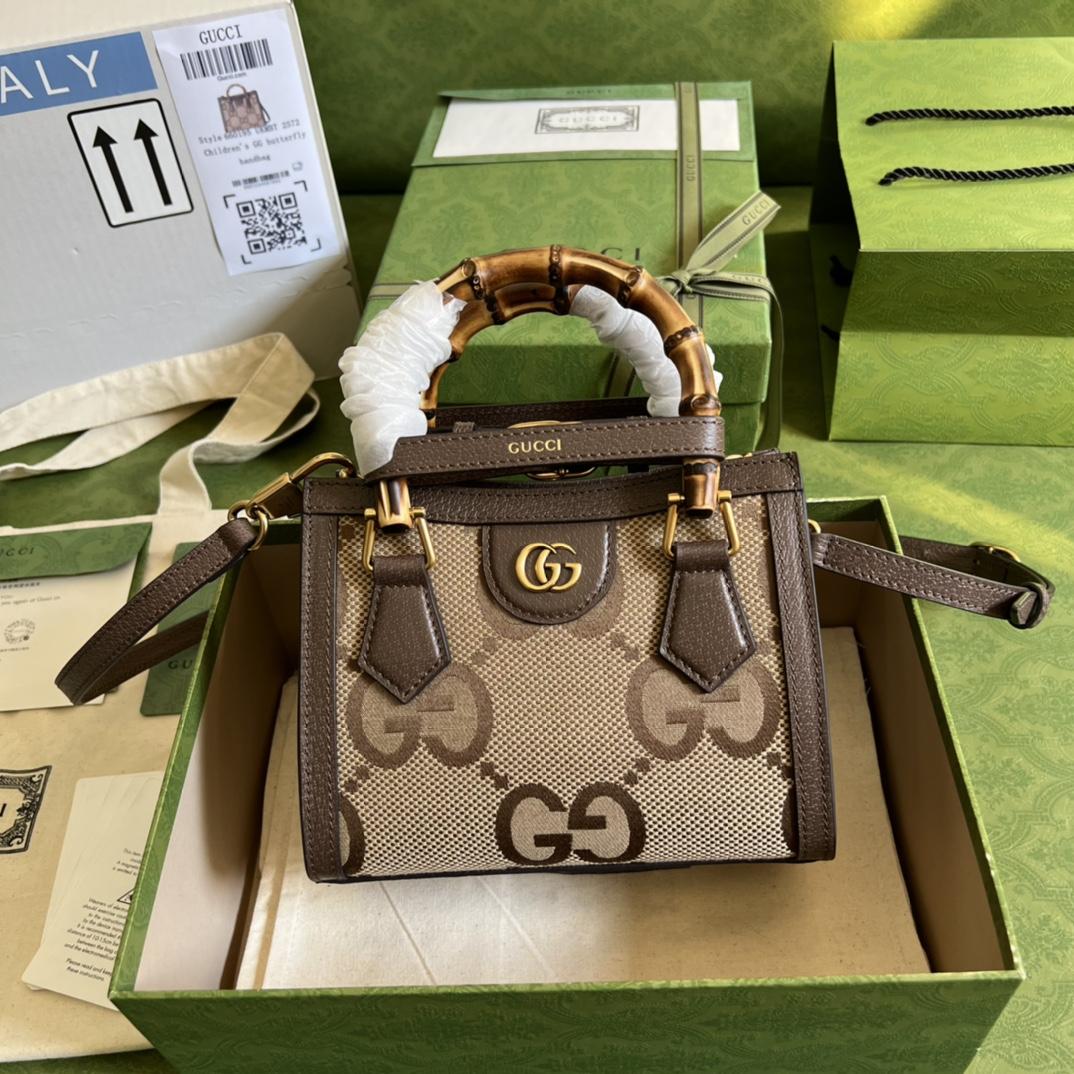 Gucci GG Diana Tote Bag（20-16-10CM） - FashionPlug