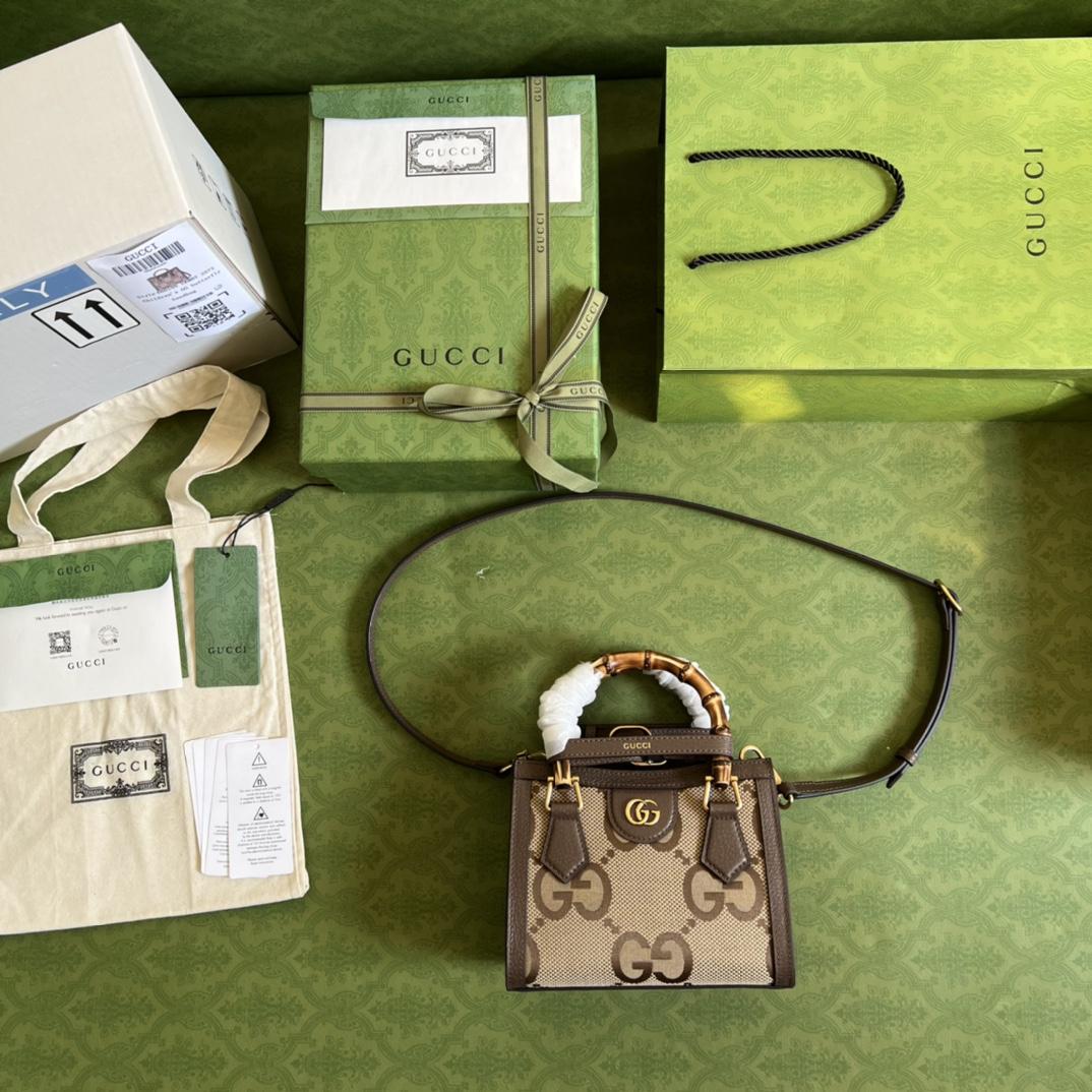 Gucci GG Diana Tote Bag（20-16-10CM） - FashionPlug