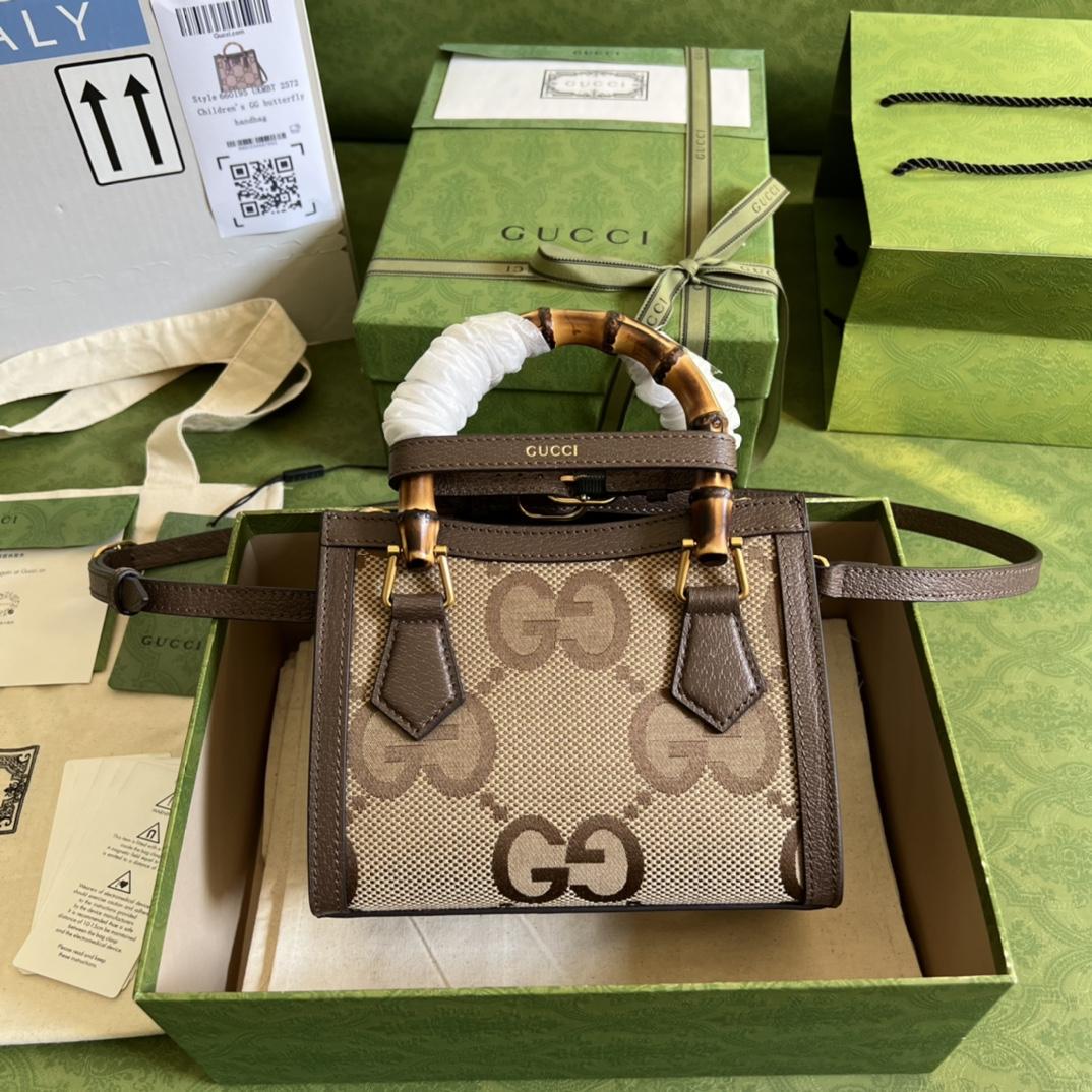 Gucci GG Diana Tote Bag（20-16-10CM） - FashionPlug