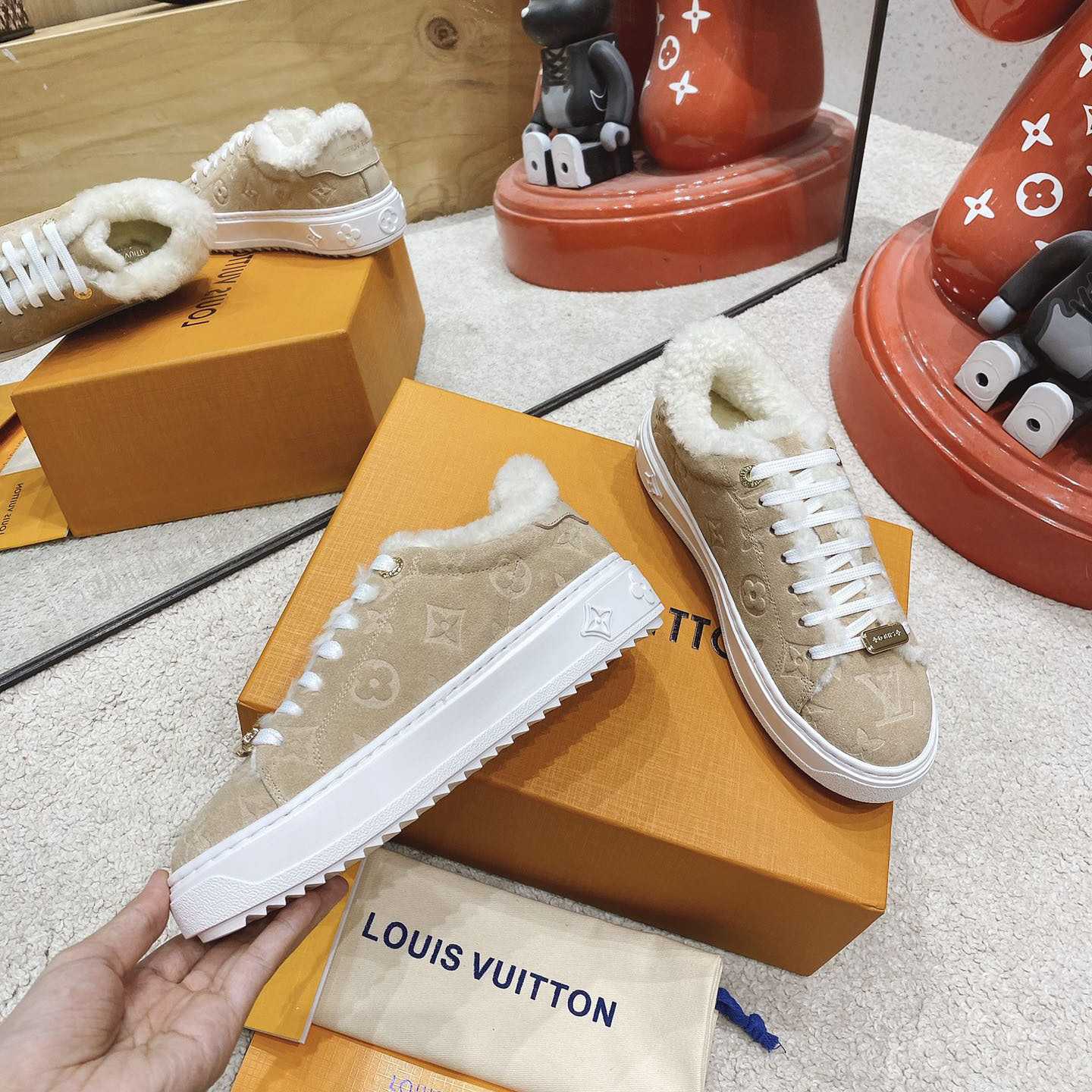 Louis Vuitton Time Out Sneakers - FashionPlug