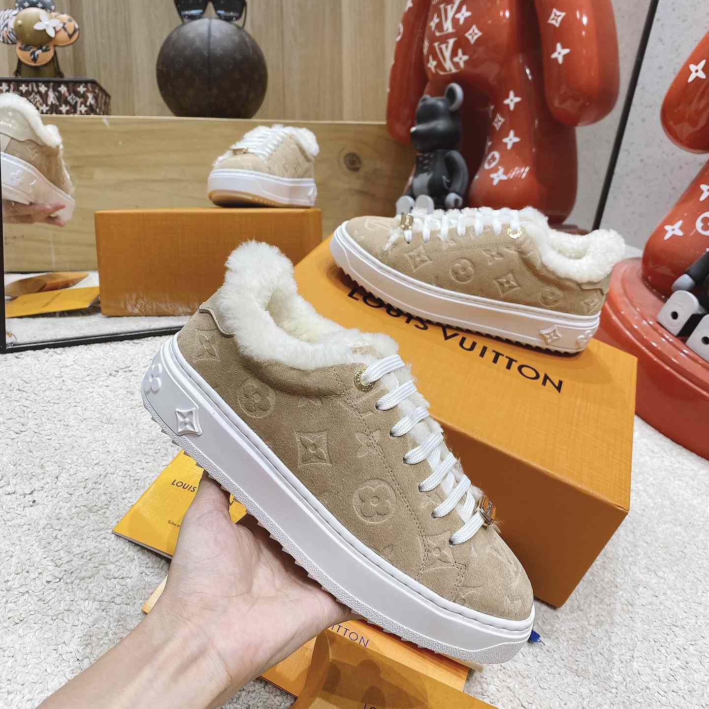 Louis Vuitton Time Out Sneakers - FashionPlug