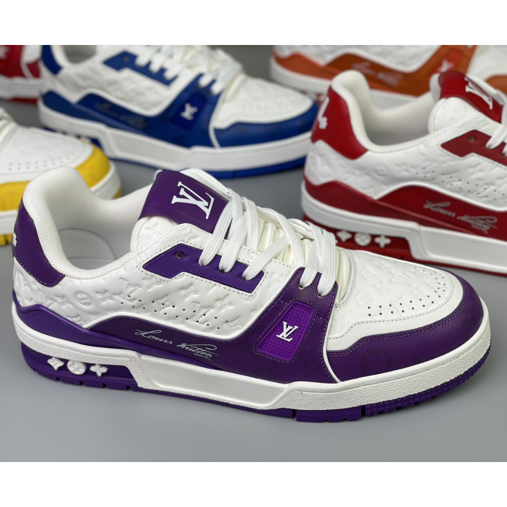 Louis Vuitton Trainer Sneaker (Upon UK Size) - FashionPlug