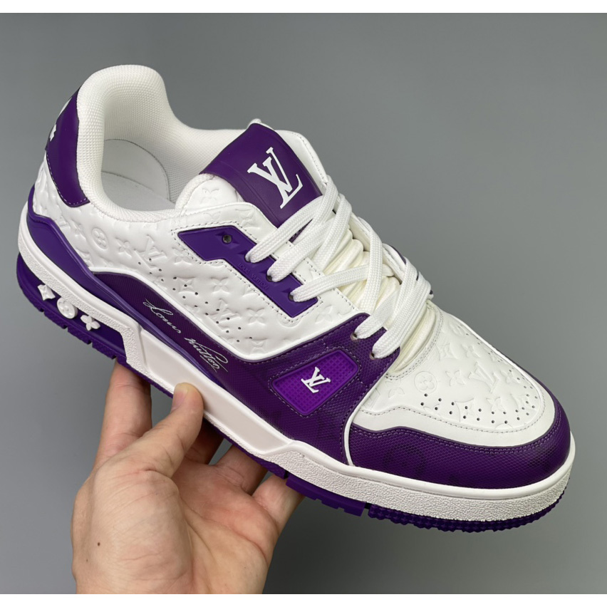 Louis Vuitton Trainer Sneaker (Upon UK Size) - FashionPlug