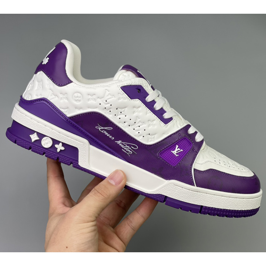 Louis Vuitton Trainer Sneaker (Upon UK Size) - FashionPlug
