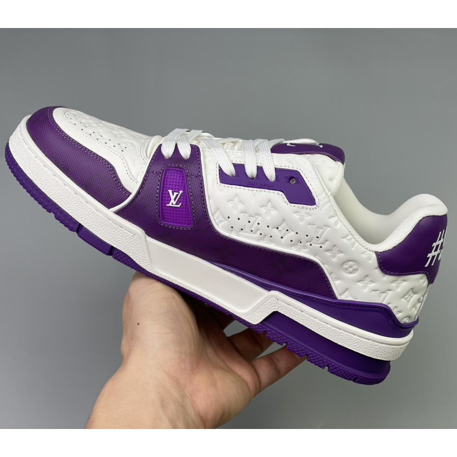 Louis Vuitton Trainer Sneaker (Upon UK Size) - FashionPlug