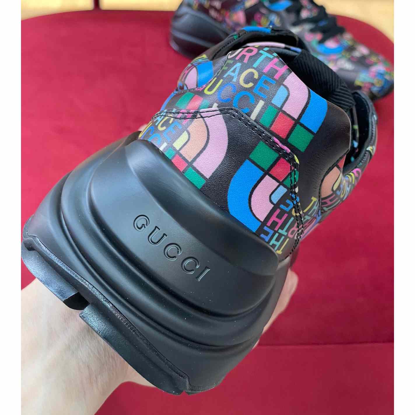 The North Face x Gucci Rhyton Sneaker - FashionPlug