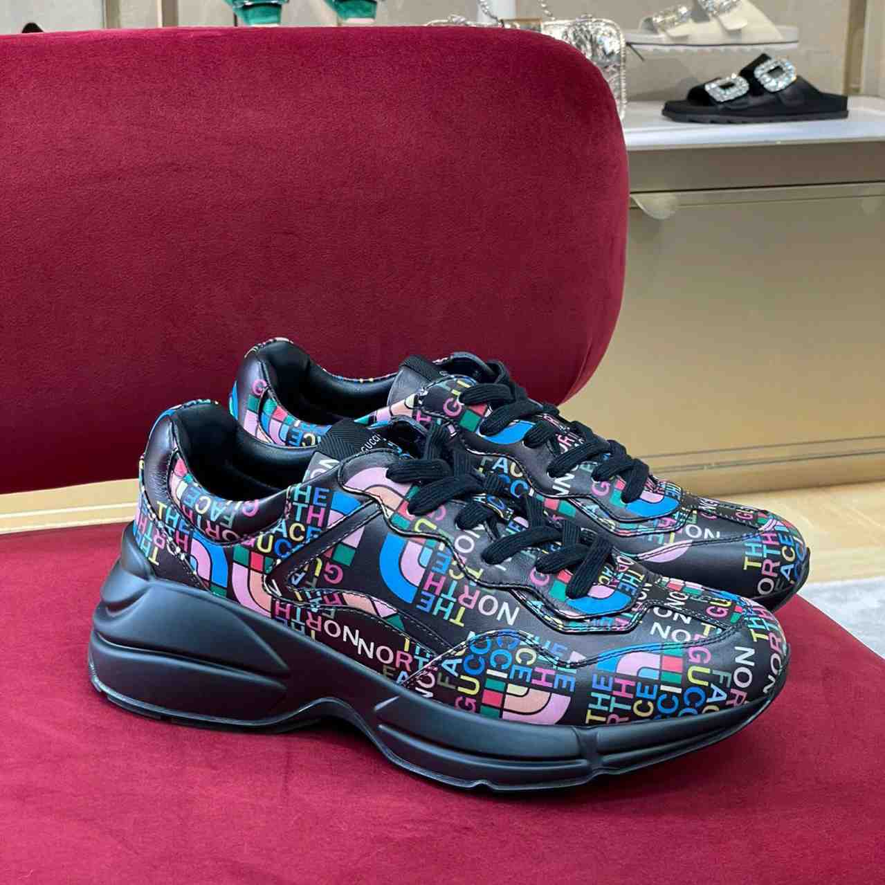 The North Face x Gucci Rhyton Sneaker - FashionPlug