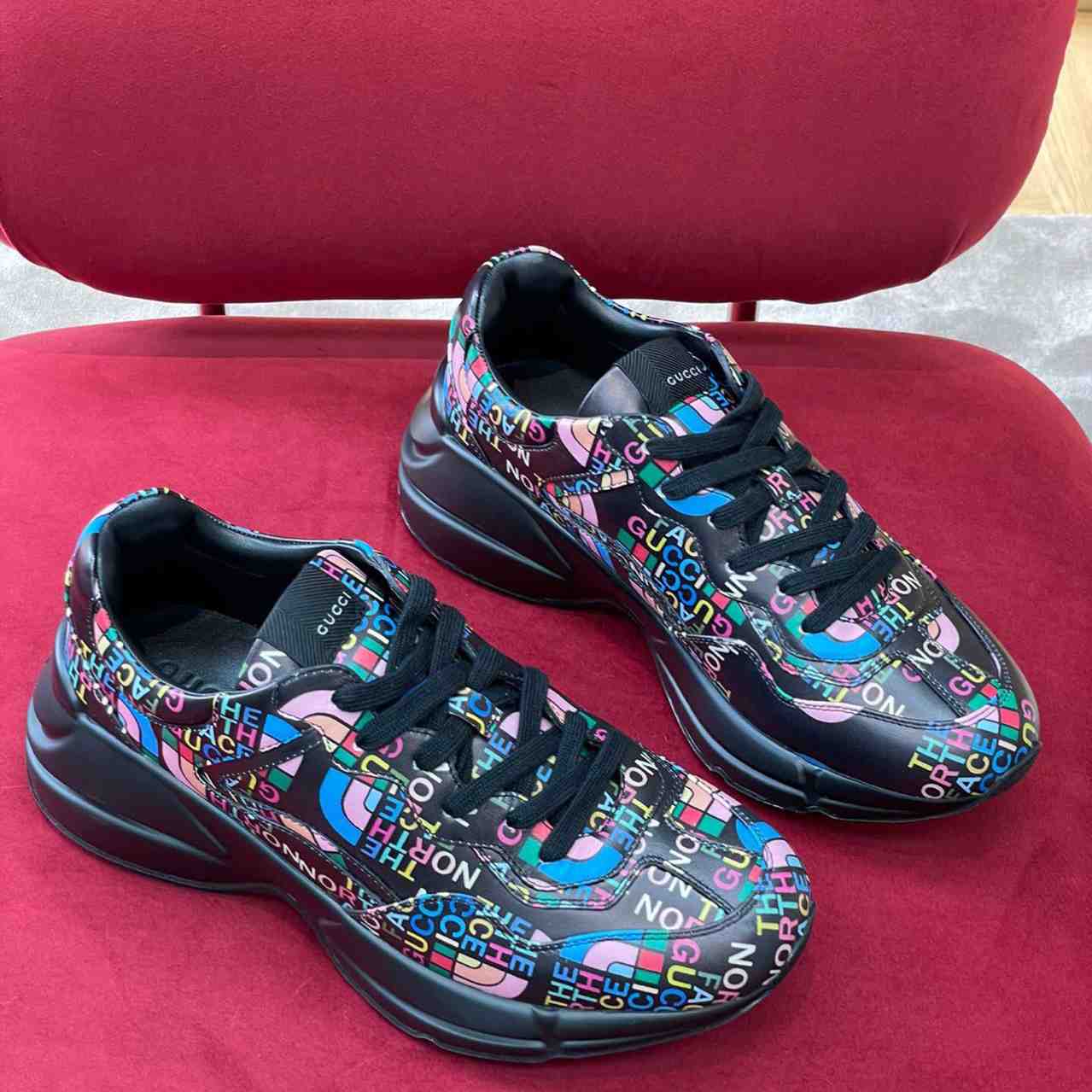 The North Face x Gucci Rhyton Sneaker - FashionPlug